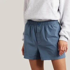 Skims new poplin shorts HARBOR S